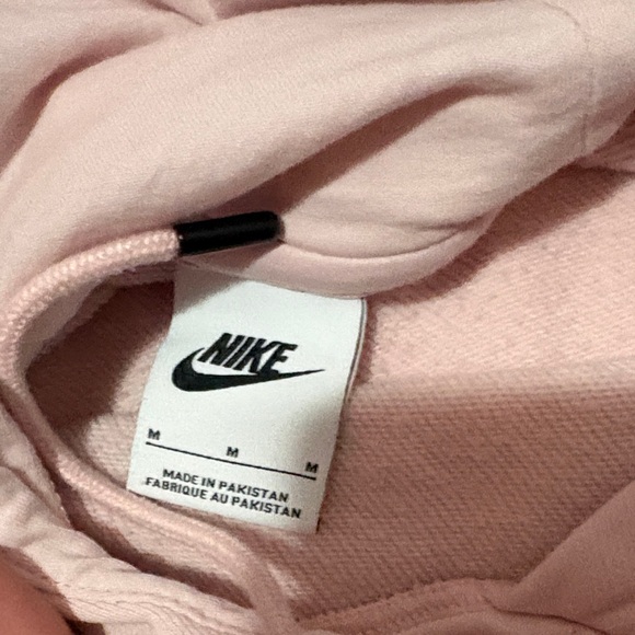 Nike Light Pink Hooded Pullover Sweatshirt - Picture 2 of 3